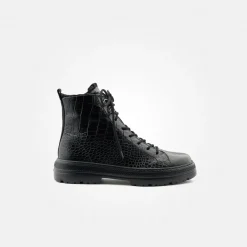 Schnürstiefelette mit Warmfutter 5287-076